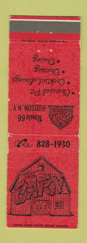 Matchbook Cover - The Barn Restaurant Hudson NY