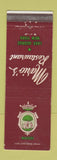 Matchbook Cover - Mario's Restaurant Lake George NY WEAR