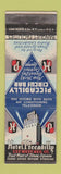 Matchbook Cover - Hotel Piccadilly New York City