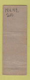 Matchbook Cover - Toffenetti Restaurant New York City girlie WORN