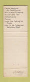 Matchbook Cover - Harrison Travelers Lodge Central Valley NY WEAR