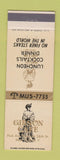 Matchbook Cover - Gibson Cafe New York City girlie