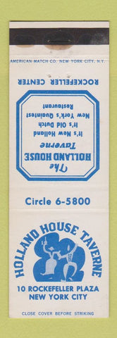 Matchbook Cover - Holland House Taverne New York City WEAR