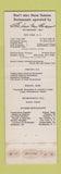 Matchbook Cover - Holland House Taverne New York City WEAR