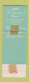 Matchbook Cover - Hotel Manhattan New York City