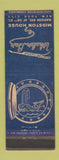 Matchbook Cover - Whaler Bar Midston House New York City