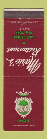 Matchbook Cover - Mario's Restaurant Lake George NY