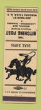 Matchbook Cover - The Hitching Post Niagara Falls NY