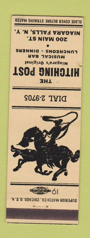 Matchbook Cover - The Hitching Post Niagara Falls NY