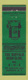 Matchbook Cover - Buffalo Irish Club Buffalo NY