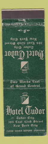 Matchbook Cover - Hotel Tudor New York City WEAR