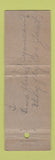 Matchbook Cover - L Gertner Restaurant New York City feature WEAR