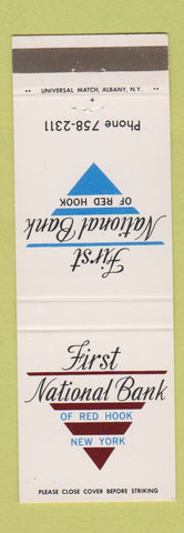 Matchbook Cover - First National Bank Red Hook NY