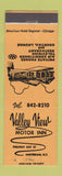 Matchbook Cover - Valley View Motor Inn Amsterdam NY