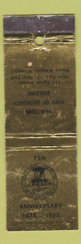 Matchbook Cover - New York Port Authority New York City CRESCA WEAR