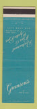 Matchbook Cover - Granson's Restaurant New York City