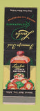 Matchbook Cover - Laube Restaurants Buffalo Rochester NY French Dressing
