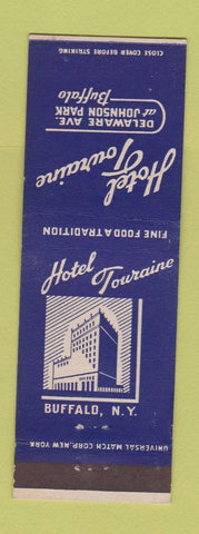 Matchbook Cover - Hotel Touraine Buffalo NY WEAR