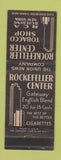 Matchbook Cover - Rockefeller Center RCA Building New York City Tobacco WEAR