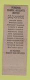 Matchbook Cover - Goldsmith Brothers Tobacco Department New York City