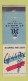 Matchbook Cover - Hotel St Moritz New York City Cafe De La Paix