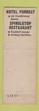 Matchbook Cover - Hotel Forrest New York City