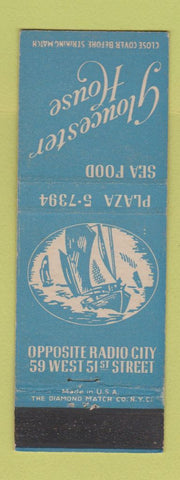 Matchbook Cover - Gloucester House New York City