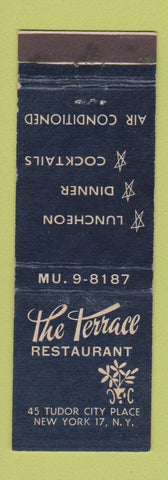 Matchbook Cover - The Terrace Restaurant New York City