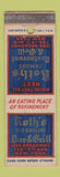 Matchbook Cover - Roth's Old English Bar Grill New York City WEAR