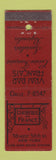 Matchbook Cover - L'Auberge de France New York City