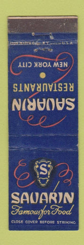 Matchbook Cover - Savarin Restaurant New York City WEAR