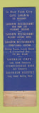 Matchbook Cover - Savarin Restaurant New York City WEAR