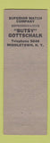Matchbook Cover - Guattery's Triangle Middletown NY