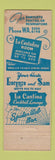 Matchbook Cover - Lorenzo's Restaurant Italian Buffalo NY WEAR