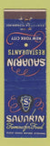 Matchbook Cover - Savarin Restaurant New York City
