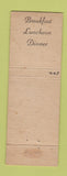 Matchbook Cover - Hotel Hampton Manor Southampton LI NY