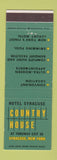 Matchbook Cover - Hotel Syracuse Country House Syracuse NY
