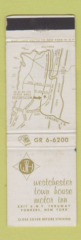 Matchbook Cover - Westchester Town House Motor Inn Yonkers NY WEAR