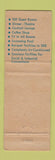 Matchbook Cover - Westchester Town House Motor Inn Yonkers NY WEAR