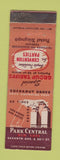 Matchbook Cover - Park Central Hotel New York City WEAR