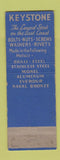 Matchbook Cover - Keystone Bolt and Nut New York City