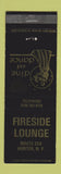 Matchbook Cover - Fireside Lounge Hunter NY