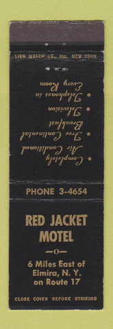 Matchbook Cover - Red Jacket Motel Elmira NY
