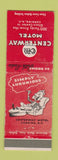 Matchbook Cover - Centerway Motel Corning NY WEAR