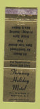 Matchbook Cover - Thruway Holiday Motel Westfield NY WEAR