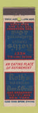 Matchbook Cover - Roth's Old English Bar Grill New York City