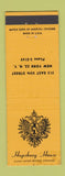 Matchbook Cover - Hapsburg House New York City