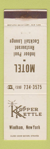 Matchbook Cover - Kopper Kettle Windham NY motel