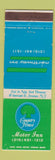 Matchbook Cover - Country House Motor Inn Syracuse NY
