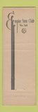 Matchbook Cover - Empire State Club New York City deco